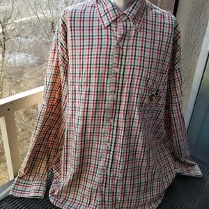 Mickey Mouse Plaid Buttondown Shirt